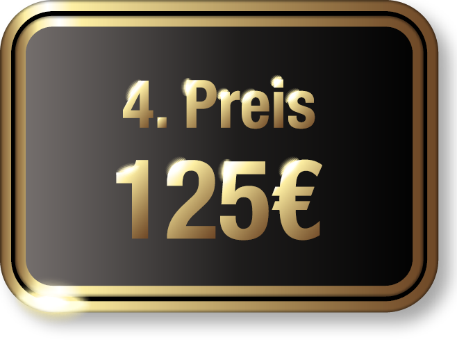 4. Preis: 125€ Gutschein